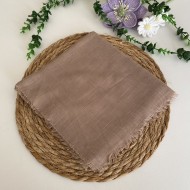 Flamlı Tek Renk Eşarp HA1258