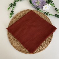 Flamlı Tek Renk Eşarp HA1256