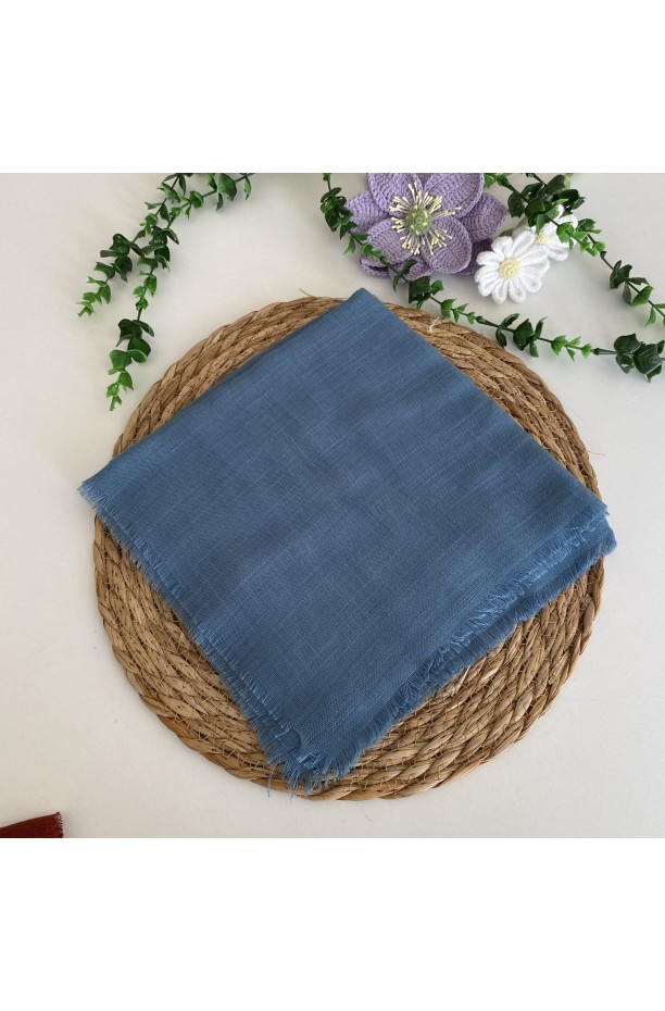 Flamlı Tek Renk Eşarp HA1255