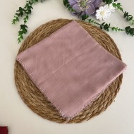 Flamlı Tek Renk Eşarp HA1251