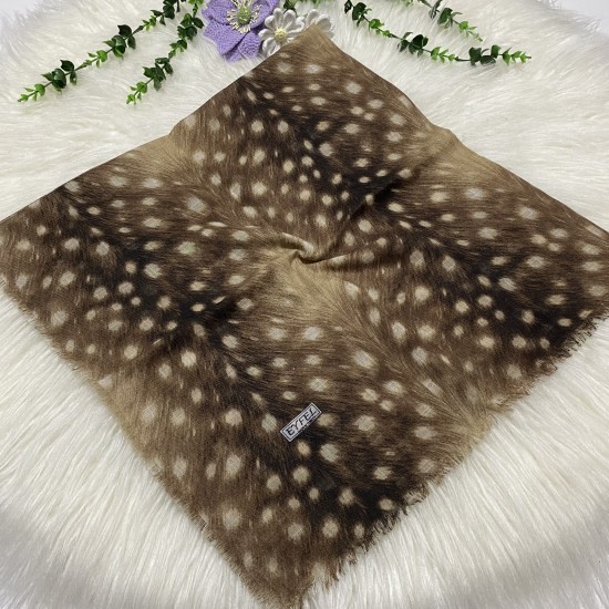 Eyfel Flamlı Pamuklu Eşarp HA2034