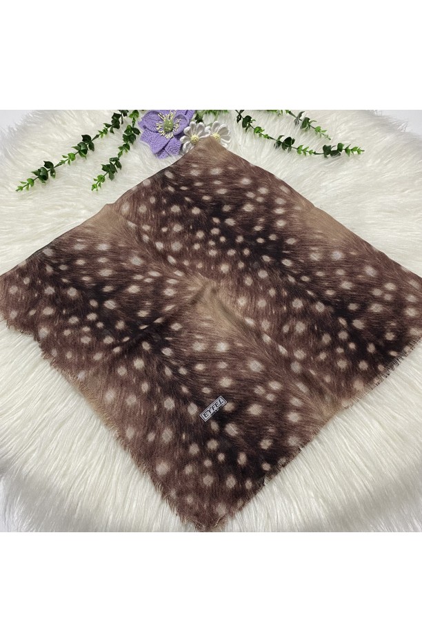 Eyfel Flamlı Pamuklu Eşarp HA2033