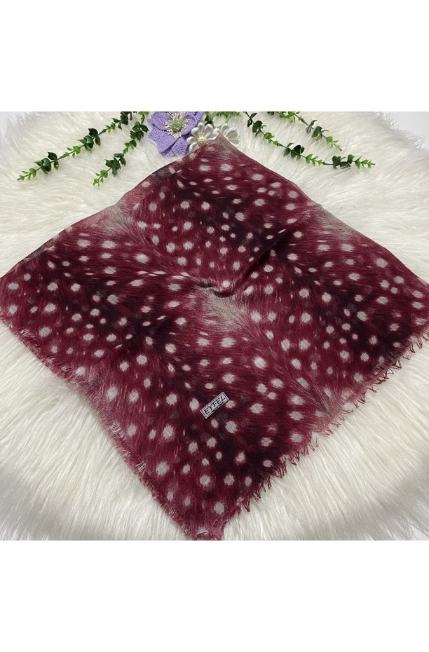 Eyfel Flamlı Pamuklu Eşarp HA2031