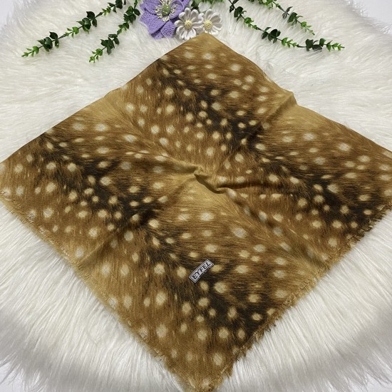 Eyfel Flamlı Pamuklu Eşarp HA2029