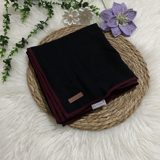 Mismara - Biyeli Müslin Eşarp HA283