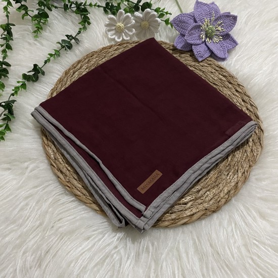 Mismara - Biyeli Müslin Eşarp HA282