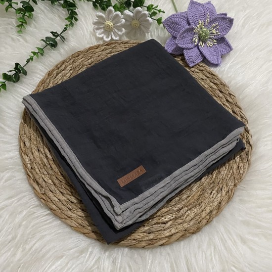 Mismara - Biyeli Müslin Eşarp HA263