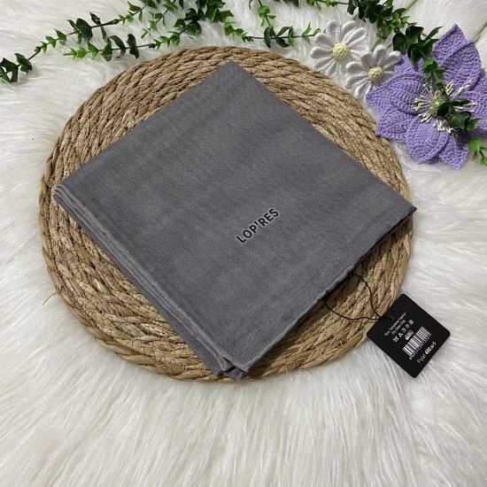 Lopres Tek Renk Soft Eşarp SHA41