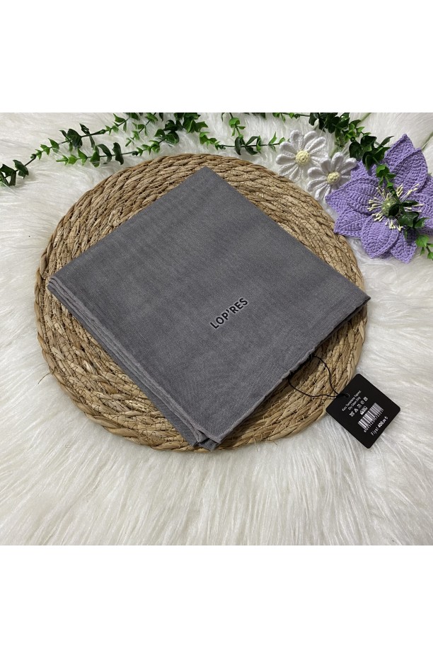 Lopres Tek Renk Soft Eşarp SHA41