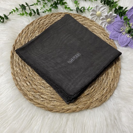 Lopres Tek Renk Soft Eşarp SHA40