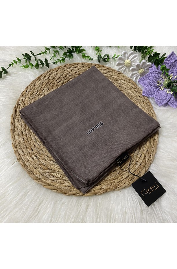 Lopres Tek Renk Soft Eşarp SHA39
