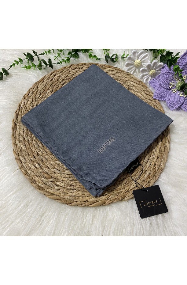 Lopres Tek Renk Soft Eşarp SHA38