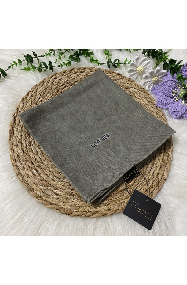 Lopres Tek Renk Soft Eşarp SHA33