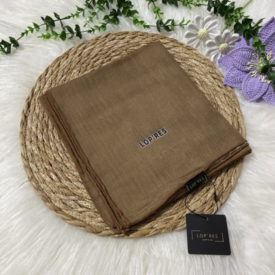 Lopres Tek Renk Soft Eşarp SHA25