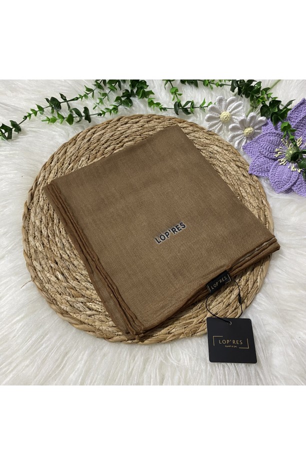 Lopres Tek Renk Soft Eşarp SHA25