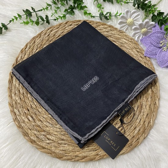 Lopres Tek Renk Soft Eşarp SHA24