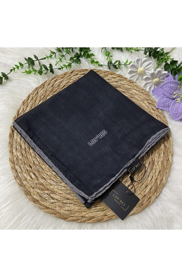 Lopres Tek Renk Soft Eşarp SHA24