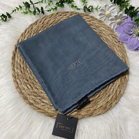 Lopres Tek Renk Soft Eşarp SHA21