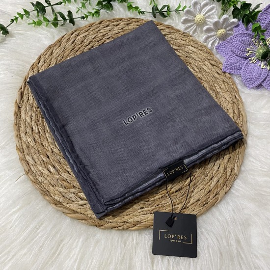 Lopres Tek Renk Soft Eşarp SHA20