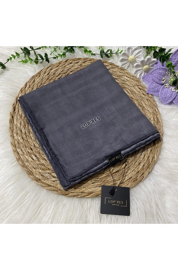 Lopres Tek Renk Soft Eşarp SHA20