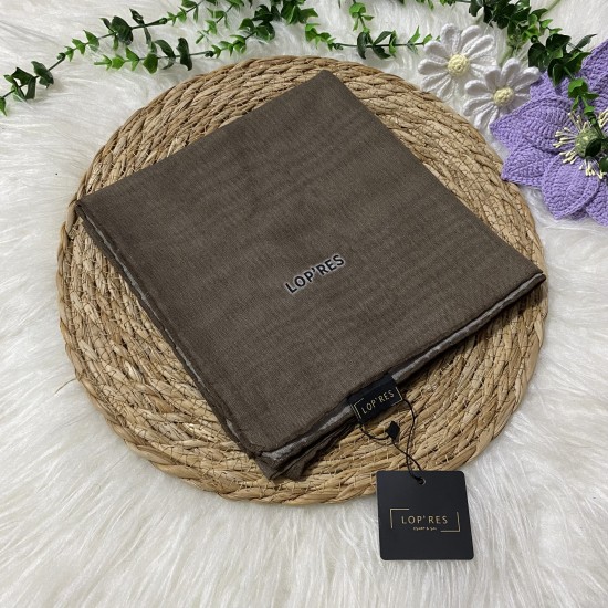 Lopres Tek Renk Soft Eşarp SHA19