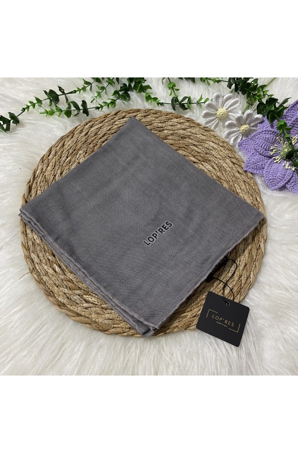 Lopres Tek Renk Soft Eşarp SHA16