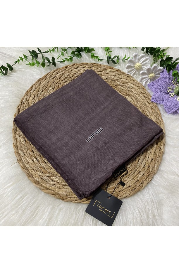 Lopres Tek Renk Soft Eşarp SHA15
