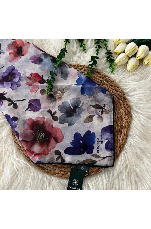 Bonjela Soft Pamuklu Eşarp MSA18
