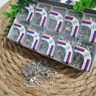 Çengel İğne - Gümüş - Kutu İçi 20 Paket - Paket İçi 50'li ms98