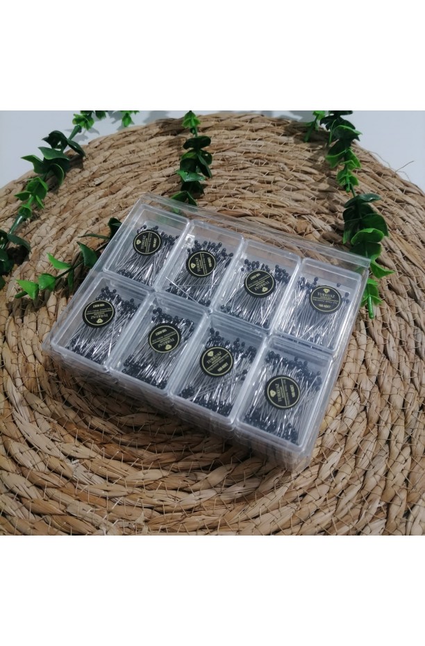 Minelli İpek İğne - Siyah -Kutu İçi 24 Paket - PAket İçi 100'lü ms325