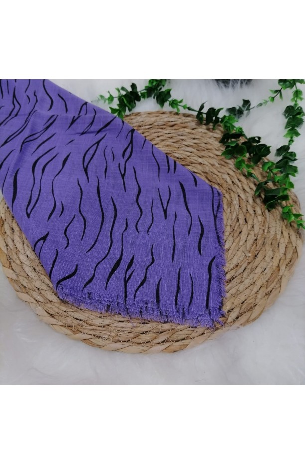 Ocean - Pamuklu Flamlı Eşarp ms327