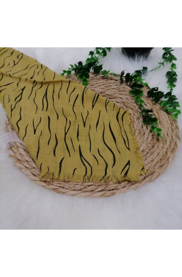 Ocean - Pamuklu Flamlı Eşarp ms332