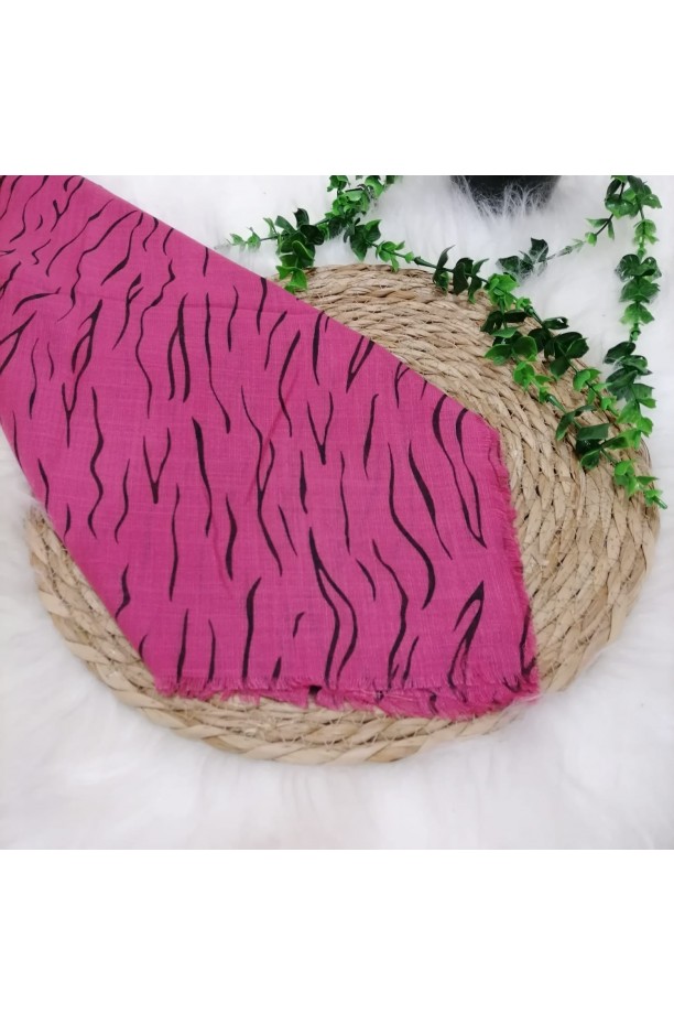 Ocean - Pamuklu Flamlı Eşarp ms334