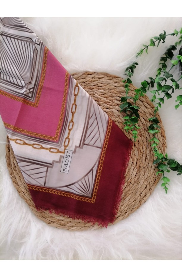 Poloist. - Pamuklu Çekme Koton Eşarp ms440