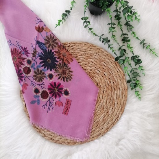 Poloist. - Pamuklu Çekme Koton Eşarp ms446