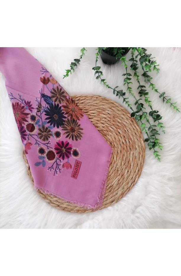 Poloist. - Pamuklu Çekme Koton Eşarp ms446