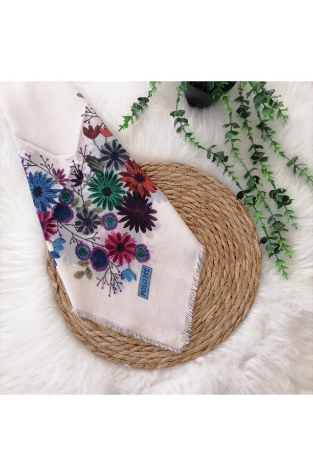 Poloist. - Pamuklu Çekme Koton Eşarp ms447