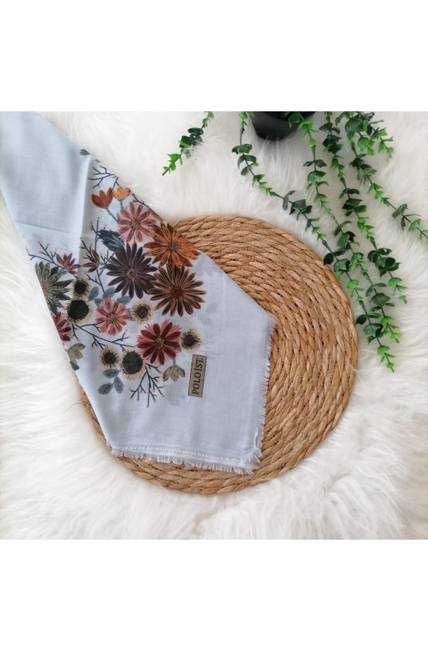 Poloist. - Pamuklu Çekme Koton Eşarp ms448