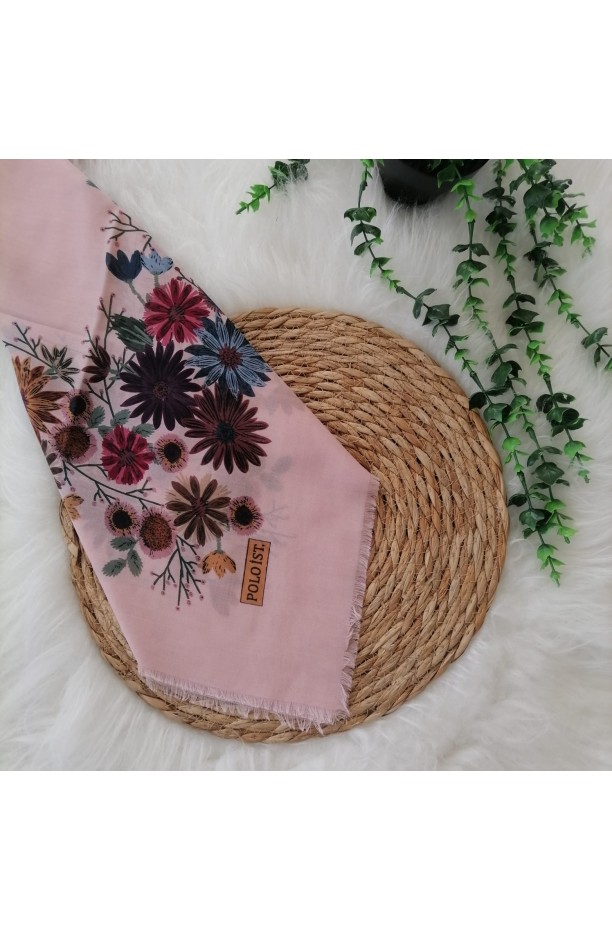 Poloist. - Pamuklu Çekme Koton Eşarp ms449