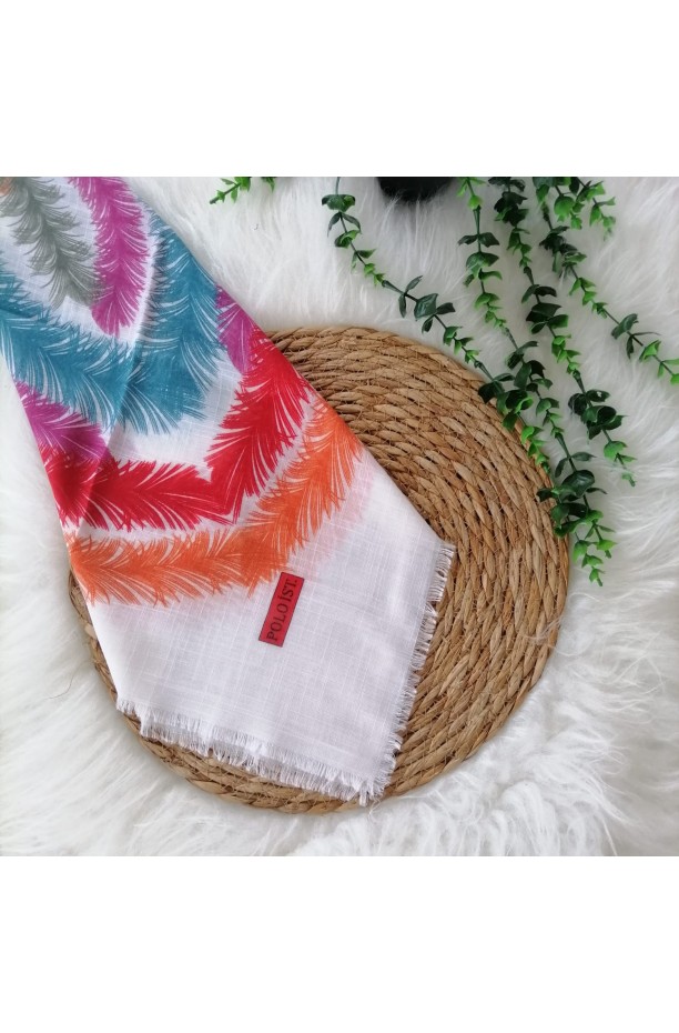 Poloist. - Pamuklu Çekme Koton Eşarp ms457