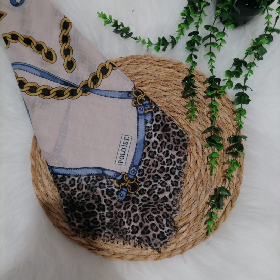 Poloist. - Pamuklu Flamlı Eşarp ms504