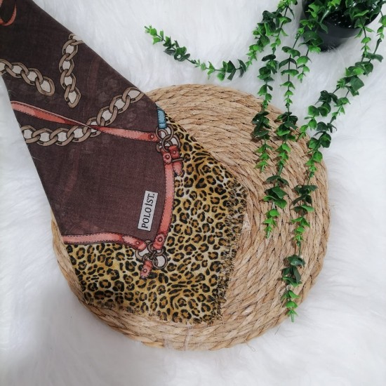 Poloist. - Pamuklu Flamlı Eşarp ms505