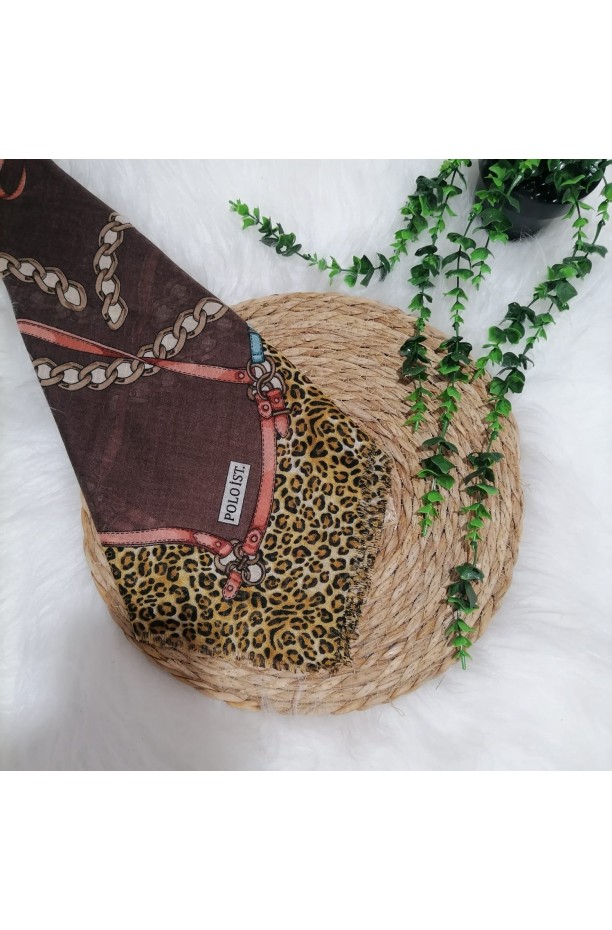 Poloist. - Pamuklu Flamlı Eşarp ms505