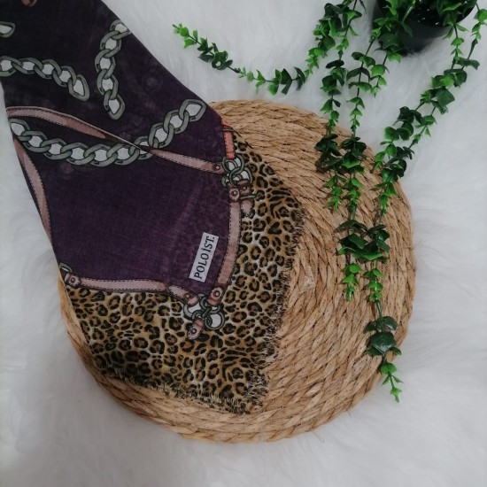 Poloist. - Pamuklu Flamlı Eşarp ms506