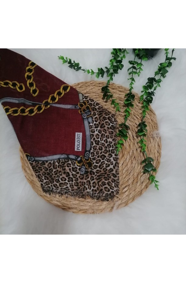 Poloist. - Pamuklu Flamlı Eşarp ms507