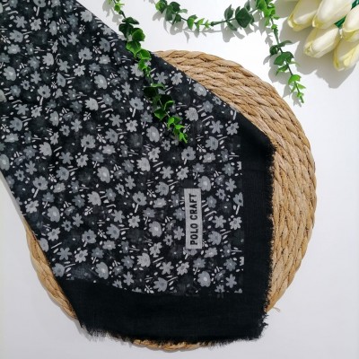 Polocraft - Flamlı Pamuklu Eşarp ms692 