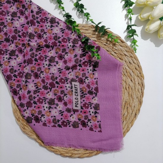 Polocraft - Flamlı Pamuklu Eşarp ms693