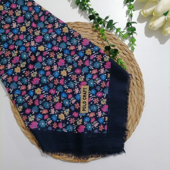 Polocraft - Flamlı Pamuklu Eşarp ms698