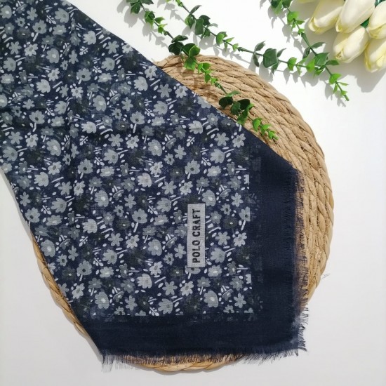 Polocraft - Flamlı Pamuklu Eşarp ms707