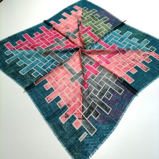 Flamlı Pamuklu Eşarp ms760